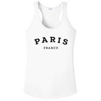 Paris France Cool Women Girl Casual French Ladies PosiCharge Competitor Racerback Tank