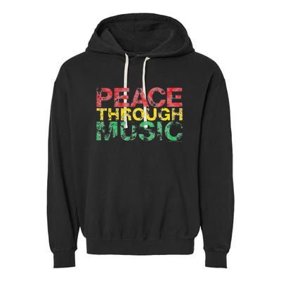 Playing For Change Peace Through Music Garment-Dyed Fleece Hoodie