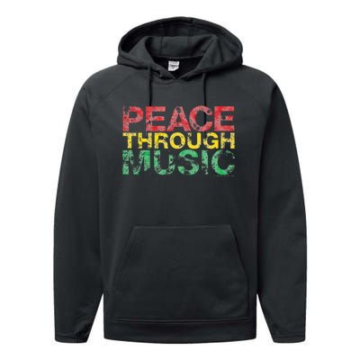 Playing For Change Peace Through Music Performance Fleece Hoodie