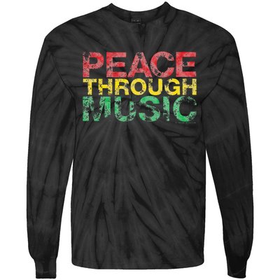 Playing For Change Peace Through Music Tie-Dye Long Sleeve Shirt