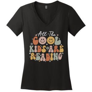 PNG For Cricut Silhouette Women's V-Neck T-Shirt