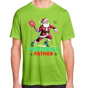 Pickleball Father Christmas Santa Claus Pickleball Xmas Gift Adult ChromaSoft Performance T-Shirt