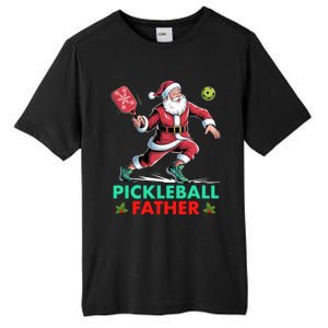 Pickleball Father Christmas Santa Claus Pickleball Xmas Gift Tall Fusion ChromaSoft Performance T-Shirt