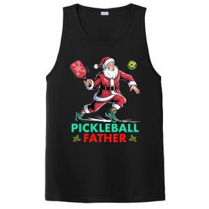 Pickleball Father Christmas Santa Claus Pickleball Xmas Gift PosiCharge Competitor Tank