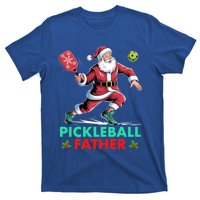 Pickleball Father Christmas Santa Claus Pickleball Xmas Gift T-Shirt