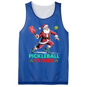 Pickleball Father Christmas Santa Claus Pickleball Xmas Gift Mesh Reversible Basketball Jersey Tank