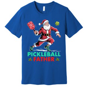 Pickleball Father Christmas Santa Claus Pickleball Xmas Gift Premium T-Shirt