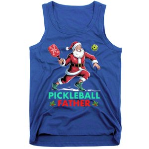 Pickleball Father Christmas Santa Claus Pickleball Xmas Gift Tank Top