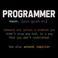 Programming Funny Computer Geek Gift Definition Programmer Women's Crop Top Tee