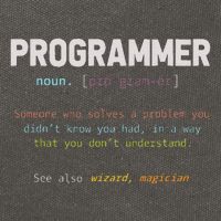 Programming Funny Computer Geek Gift Definition Programmer Cotton Canvas Backpack