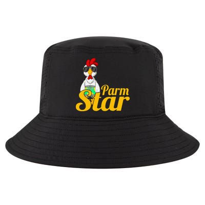 Parmstar Funny Chicken Parm Parmigiana Cool Comfort Performance Bucket Hat