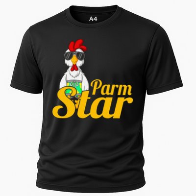 Parmstar Funny Chicken Parm Parmigiana Performance Shirt