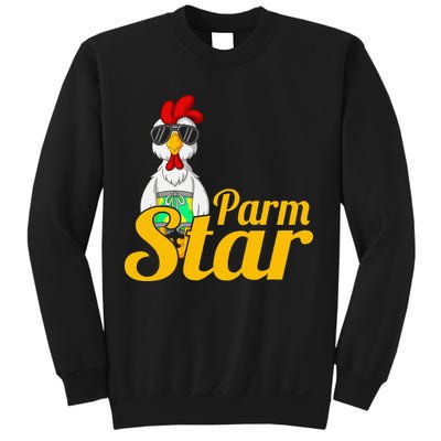 Parmstar Funny Chicken Parm Parmigiana Sweatshirt