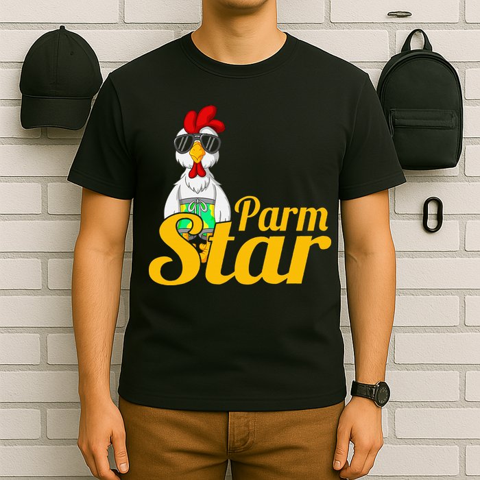 Parmstar Funny Chicken Parm Parmigiana T-Shirt