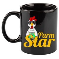 Parmstar Funny Chicken Parm Parmigiana 11oz C Handle Ceramic Mug