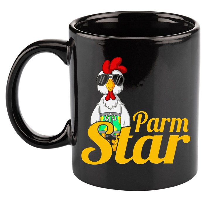 Parmstar Funny Chicken Parm Parmigiana 11oz C Handle Ceramic Mug