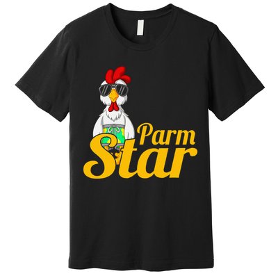 Parmstar Funny Chicken Parm Parmigiana Premium T-Shirt