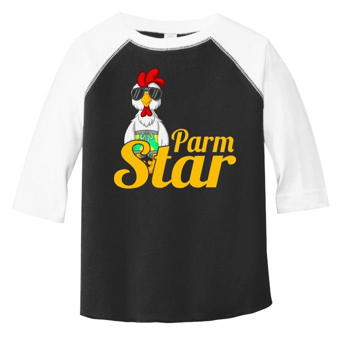 Parmstar Funny Chicken Parm Parmigiana Toddler Fine Jersey T-Shirt