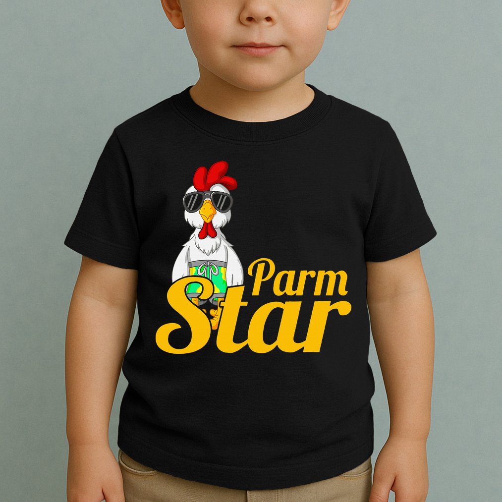 Parmstar Funny Chicken Parm Parmigiana Toddler T-Shirt