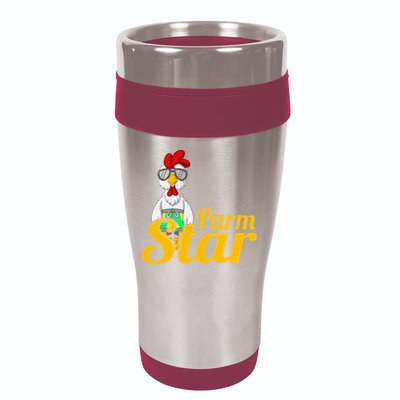 Parmstar Funny Chicken Parm Parmigiana 16oz Travel Tumbler