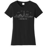 Paris France Capitalcity Skyline Eiffeltower Paris Lovers Women's T-Shirt