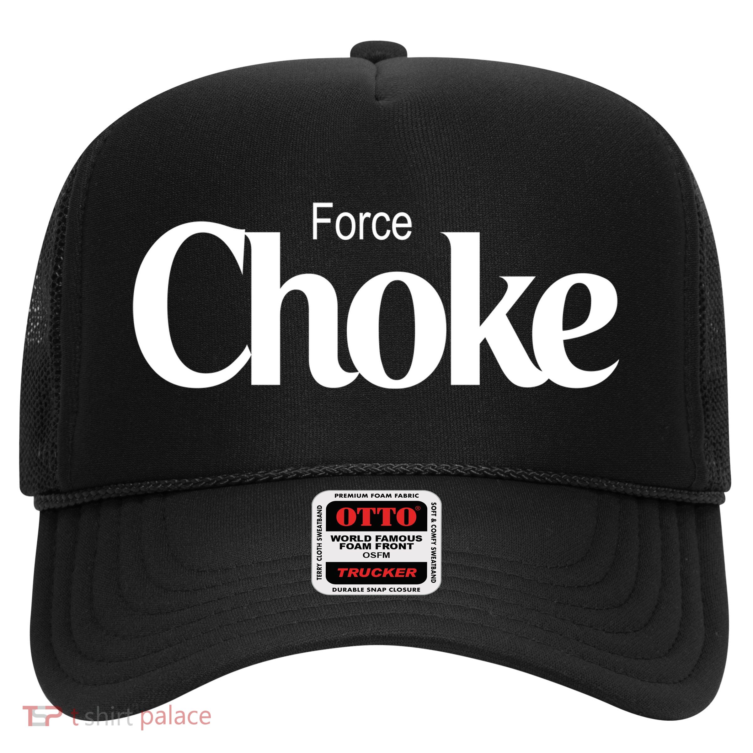 Psychic Force Choke Funny Scifi Logo Parody Trucker Hat