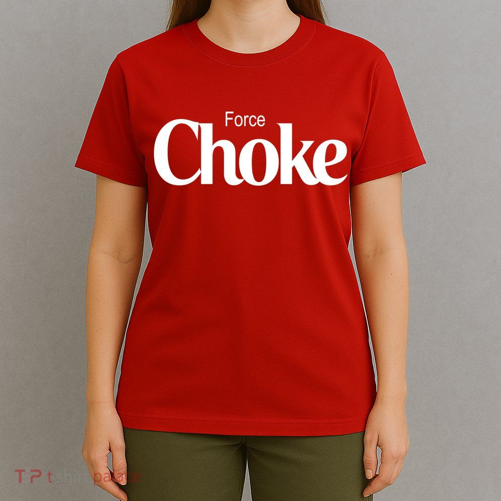 Psychic Force Choke Funny Scifi Logo Parody T-Shirt