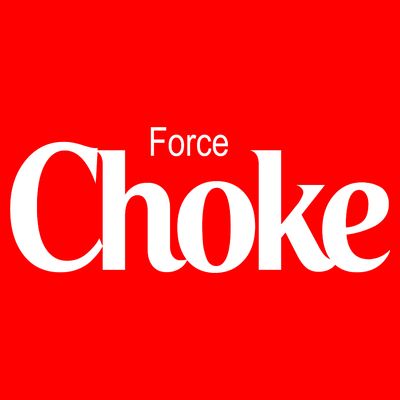 Psychic Force Choke Funny Scifi Logo Parody T-Shirt