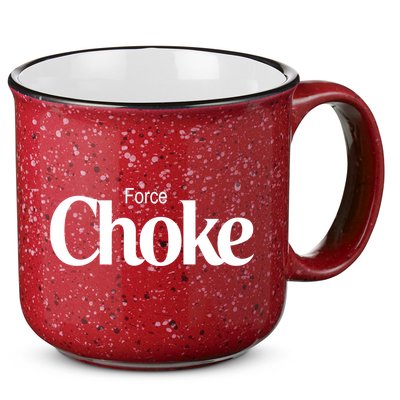 Psychic Force Choke Funny Scifi Logo Parody 15oz Campfire Ceramic Mug