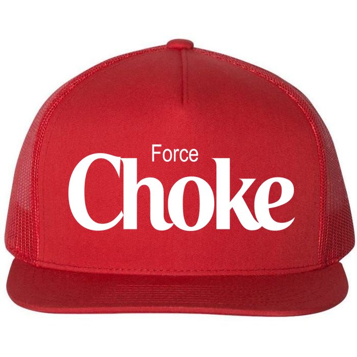 Psychic Force Choke Funny Scifi Logo Parody Flatbill Hat