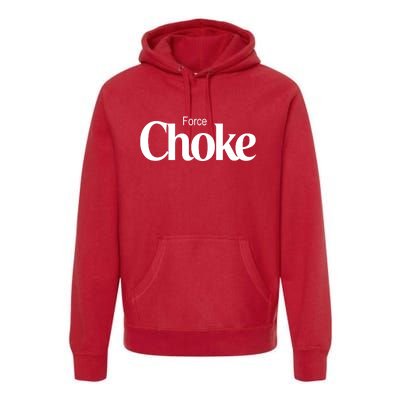 Psychic Force Choke Funny Scifi Logo Parody Premium Hoodie