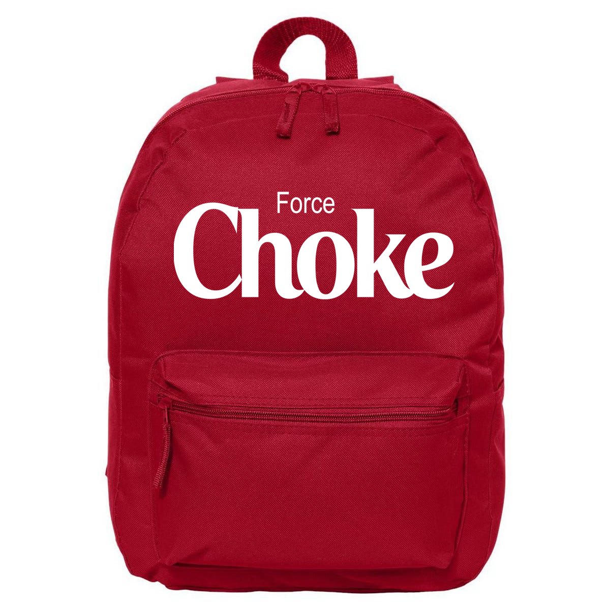 Psychic Force Choke Funny Scifi Logo Parody 16 in Basic Backpack