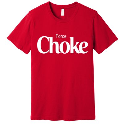 Psychic Force Choke Funny Scifi Logo Parody Premium T-Shirt