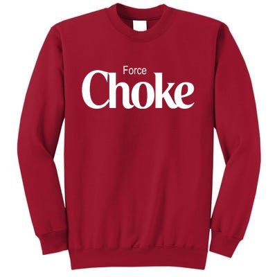 Psychic Force Choke Funny Scifi Logo Parody Tall Sweatshirt