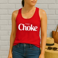 Psychic Force Choke Funny Scifi Logo Parody Womens Tank Top