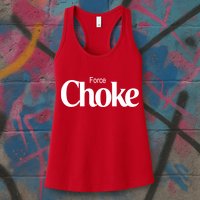 Psychic Force Choke Funny Scifi Logo Parody Womens Tank Top