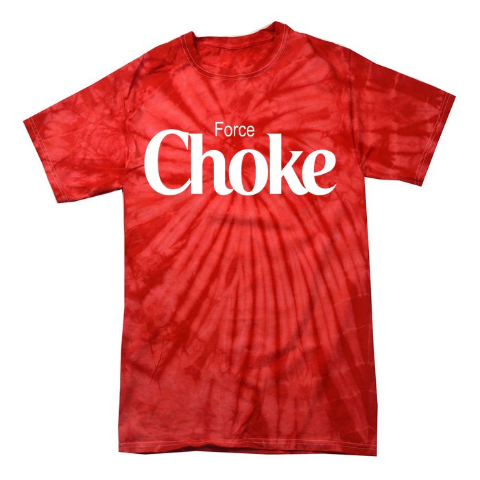 Psychic Force Choke Funny Scifi Logo Parody Tie-Dye T-Shirt