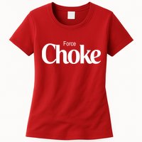 Psychic Force Choke Funny Scifi Logo Parody Womens T-Shirt