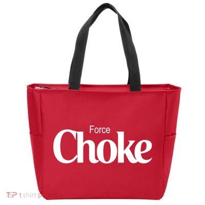 Psychic Force Choke Funny Scifi Logo Parody Zip Tote Bag