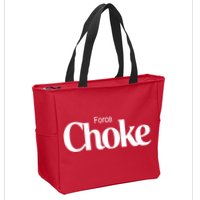 Psychic Force Choke Funny Scifi Logo Parody Zip Tote Bag