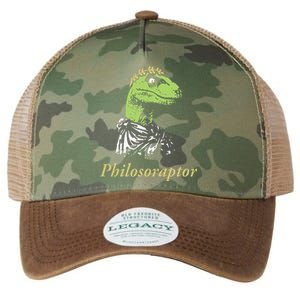 Philosoraptor Funny Cute Gift Legacy Tie Dye Trucker Hat