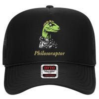 Philosoraptor Funny Cute Gift High Crown Mesh Back Trucker Hat