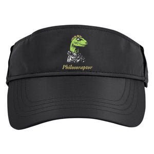 Philosoraptor Funny Cute Gift Adult Drive Performance Visor