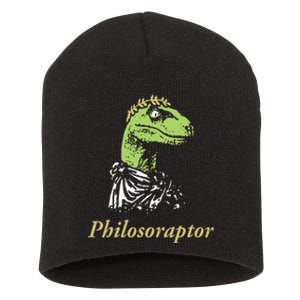 Philosoraptor Funny Cute Gift Short Acrylic Beanie