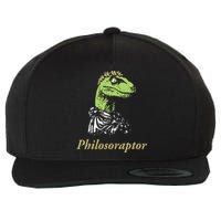 Philosoraptor Funny Cute Gift Wool Snapback Cap