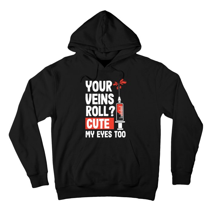 Phlebotomist Funny Cute Phlebotomy Technician Nurse RN Hoodie