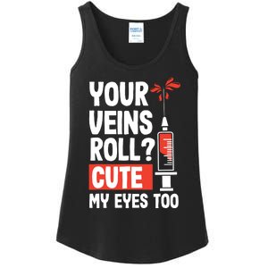 Phlebotomist Funny Cute Phlebotomy Technician Nurse RN Ladies Essential Tank