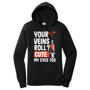 Phlebotomist Funny Cute Phlebotomy Technician Nurse RN Women's Pullover Hoodie