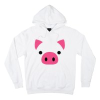 Pig Face Costume Funny Halloween Hoodie