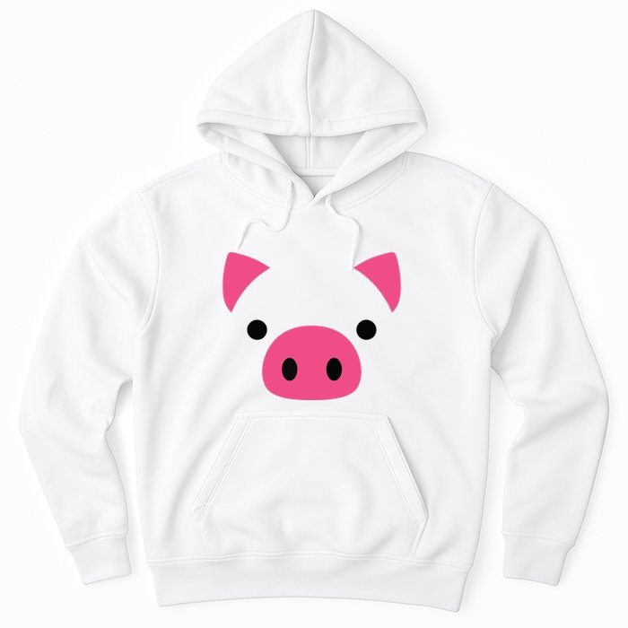 Pig Face Costume Funny Halloween Hoodie